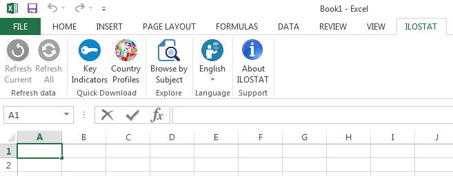 ILOSTAT Excel Add-In