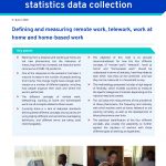 Defining and measuring remote work, telework, work at home and home-based work