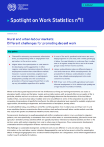 Rural and urban labour markets: Different challenges for promoting decent work